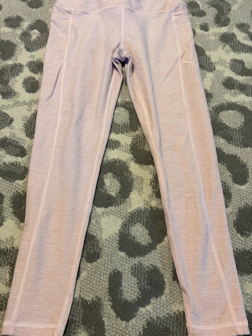 PINK Victoria's Secret Heathered Light Pink Leggings